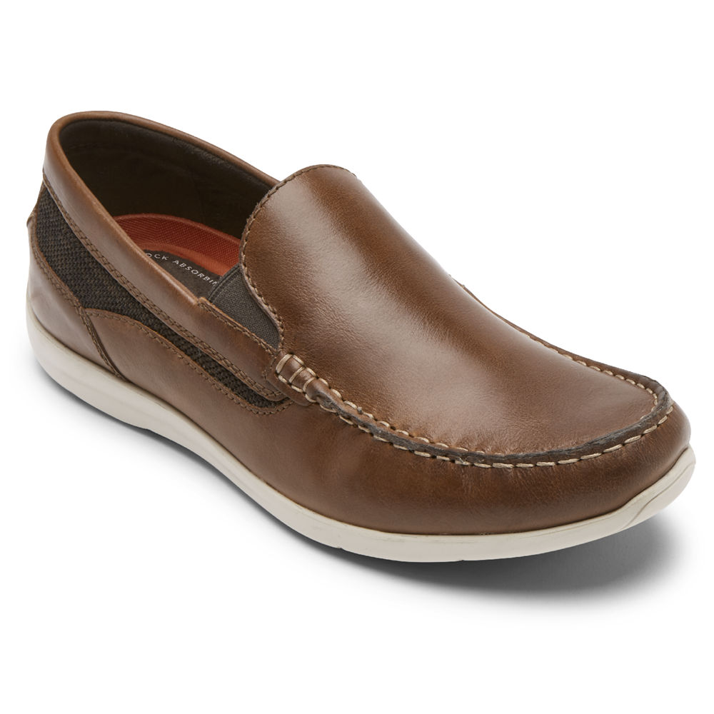 Rockport Mens Slip-On Brown - Cullen Venetian - UK 851-MOWGCV